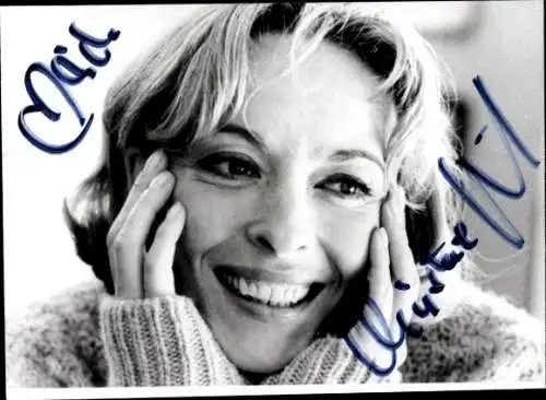 Ak Schauspielerin Christine Reinhart, Portrait, Autogramm