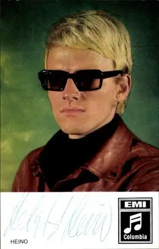 Ak Sänger Heino, Portrait, Autogramm, EMI Columbia