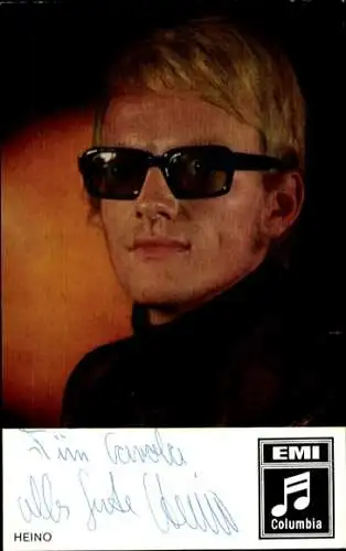 Ak Sänger Heino, Portrait, Autogramm