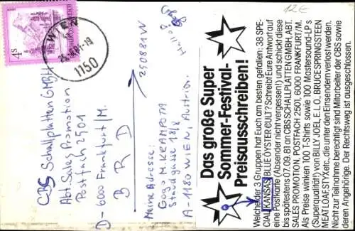 Ak Sänger Nick Mason, Percussion, Portrait, Autogramm