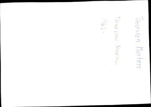 Ak Schauspieler Thorsten Merten, Portrait, Autogramm