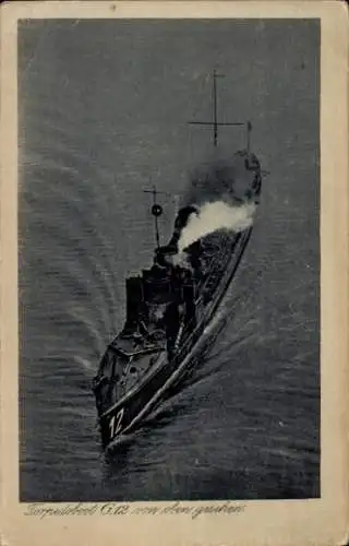 Ak Deutsches Kriegsschiff, Torpedoboot G12