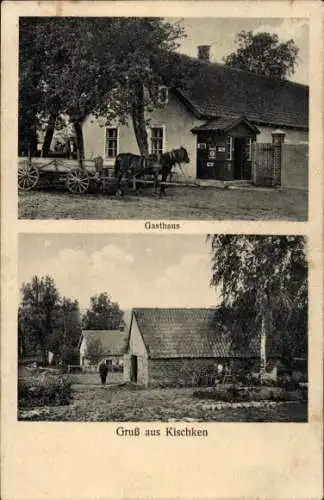 Ak Kischken Nesterow Stallupönen Ostpreußen, Gasthaus