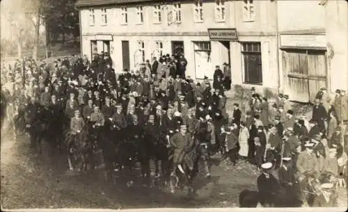 Foto Ak Nesterow Stallupönen Ostpreußen, Reiterfest, Jahr 1929