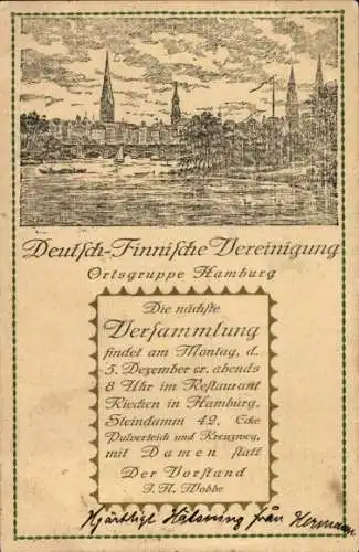 Litho Hamburg, Deutsch-Finnische Vereinigung, Gesamtansicht