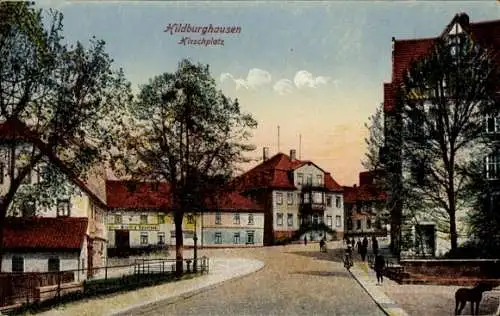 Ak Hildburghausen in Thüringen, Hirschplatz