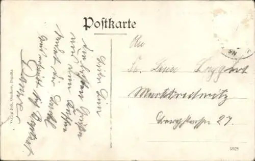 Ak Pegnitz in Oberfranken, Straßenpartie, Gasthof, Kutsche