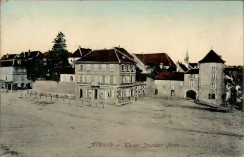 Ak Altkirch Elsass Haut Rhin, Xavier Jourdain Platz