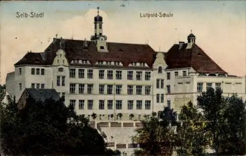 Ak Selb im Fichtelgebirge Oberfranken, Luitpold-Schule