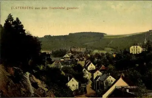 Ak Elsterberg im Vogtland, Blick aus dem Tremnitztal