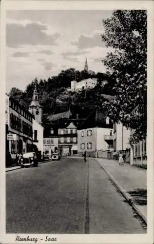 Ak Homburg in der Saarpfalz, Straßenpartie