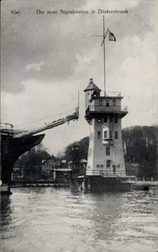 Ak Düsternbrook Kiel, Neue Signalstation