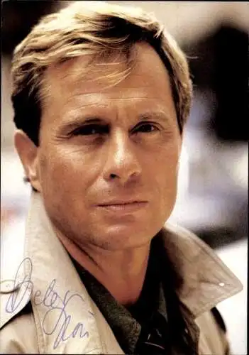 Reklamekarte Politiker Dieter Spöri, Porträt, SPD, Autogramm