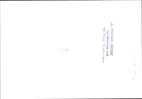 Foto Dr. Richard Jaeger, MdB, Politiker, Porträt, Autogramm