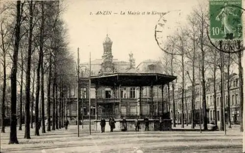 Ak Anzin Nord, La Mairie, le Kiosque