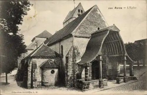 Ak Avon Seine et Marne, Kirche