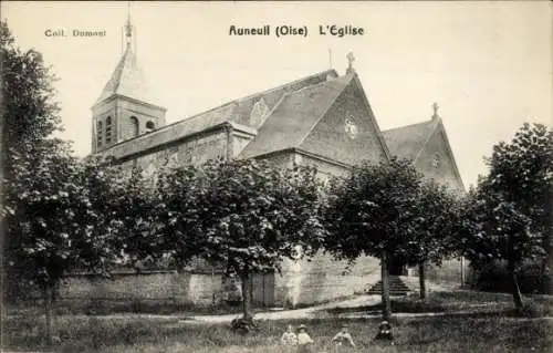 Ak Auneuil Oise, Kirche