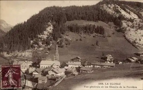 Ak La Clusaz Haute Savoie, vue generale, Eboulis de la Perriere