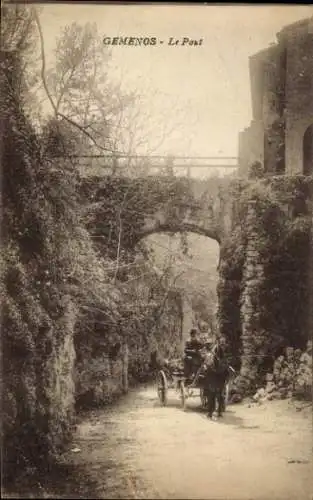 Ak Gémenos Bouches du Rhône, Pont