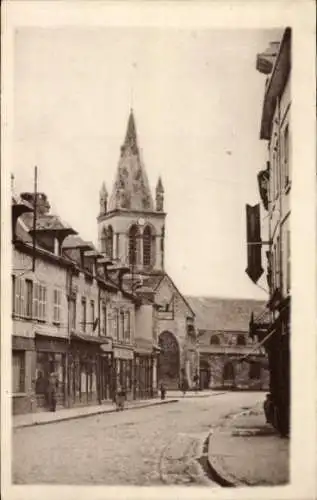 Ak Pavilly Seine-Maritime, Rue Delalandre