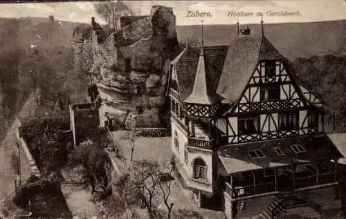 Ak Saverne Zabern Elsass Bas Rhin, Château du Haut-Barr, Burg Hohbarr, Geroldseck