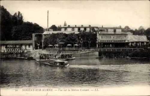 Ak Nogent sur Marne Val de Marne, Vue sur la Maison Convert