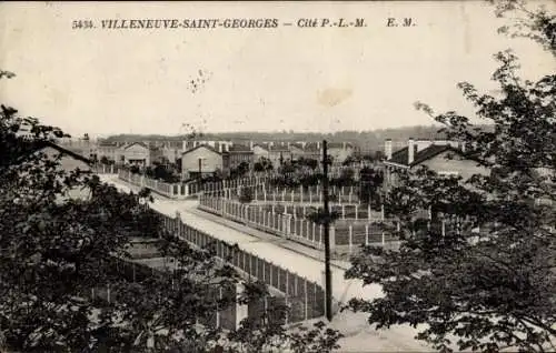 Ak Villeneuve Saint Georges Val de Marne, Cite P.-L.-M.