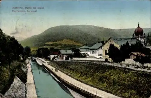 Ak Saverne Zabern Elsass Bas Rhin, Am Kanal