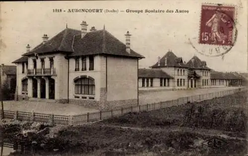 Ak Audincourt Doubs, Autoschulgruppe