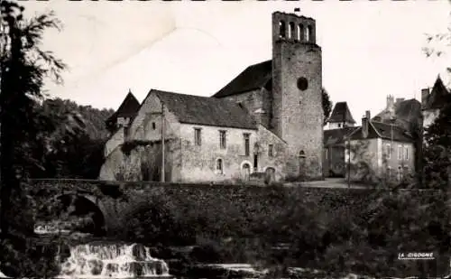 Ak Condat le Lardin Dordogne, Kirche