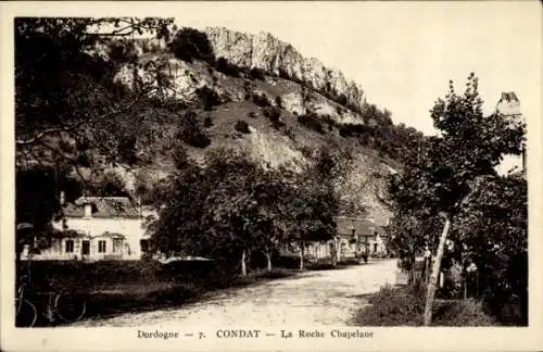 Ak Condat le Lardin Dordogne, Roche Chapelane