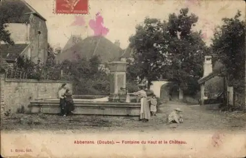 Ak Abbenans Doubs, Fontaine du Haut, Schloss