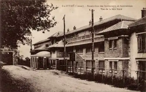 Ak Sainte Feyre Creuse, Sanatorium des Instituteurs et Institutrices, face Nord