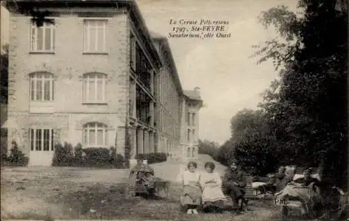 Ak Sainte Feyre Creuse, Sanatorium, Westseite