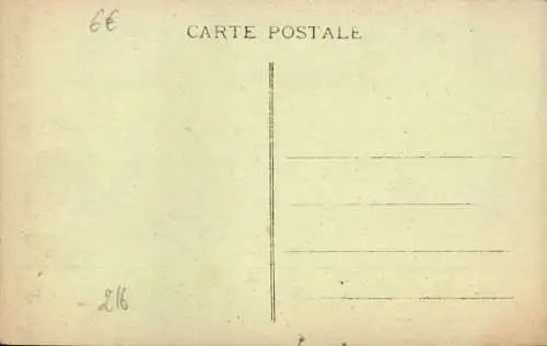 Ak Moutier Rozeille Creuse, Gesamtansicht