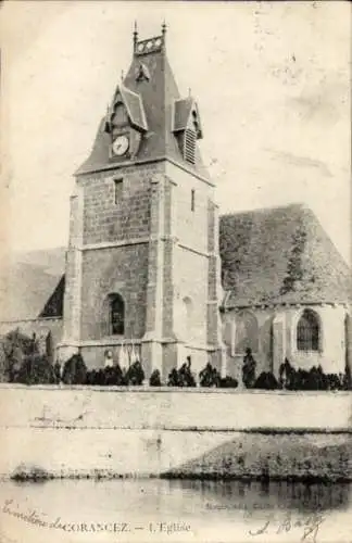 Ak Corancez Eure-et-Loir, Kirche