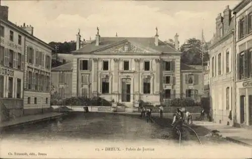 Ak Dreux Eure et Loir, Palais de Justice