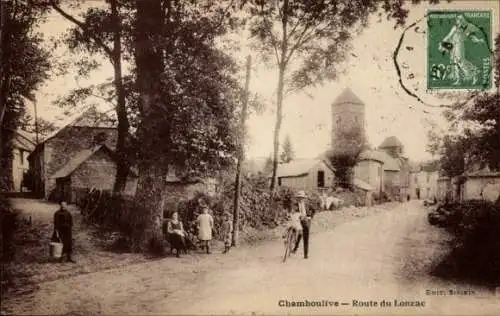 Ak Chamboulive Corrèze, Route du Lonzac