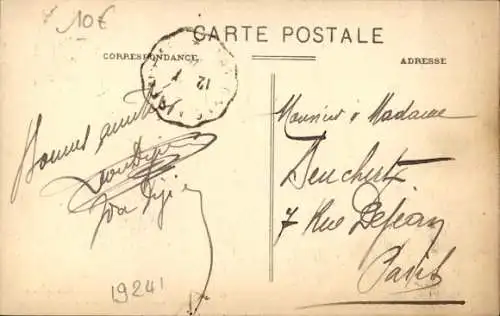 Ak Chamboulive Corrèze, Route du Lonzac