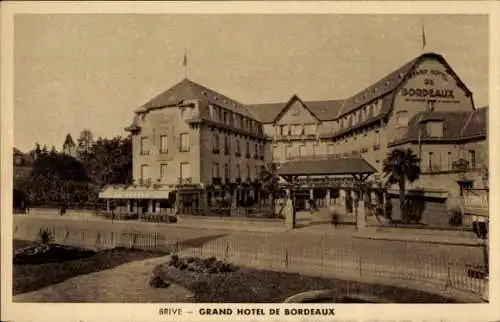 Ak Brive la Gaillarde Corrèze, Grand Hotel de Bordeaux