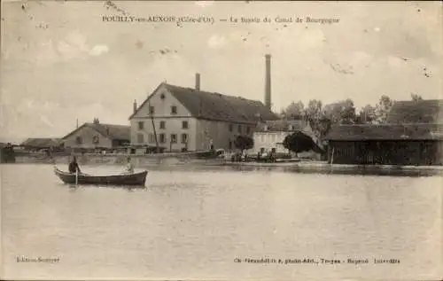 Ak Pouilly en Auxois Côte d’Or, Le bassin du Canal de Bourgogne