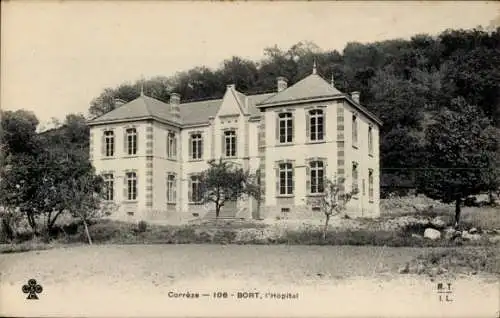 Ak Bort Corrèze, das Krankenhaus