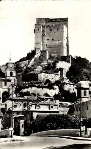 Ak Crest Drome, Vieux Quartier et la Tour