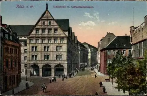 Ak Köln am Rhein, Stadthaus, Gürzenichstraße