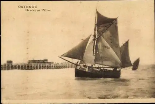 Ak Oostende Ostende Westflandern, Fischerboot