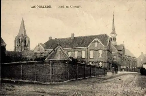 Ak Moorslede Westflandern, Kirche und Kloster