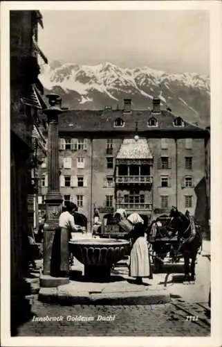 Ak Innsbruck in Tirol, Goldenes Dachl