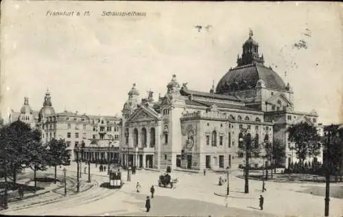 Ak Frankfurt am Main, Schauspielhaus