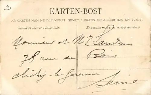 Ak Plougastel Daoulas Finistère, Mann in bretonischer Tracht