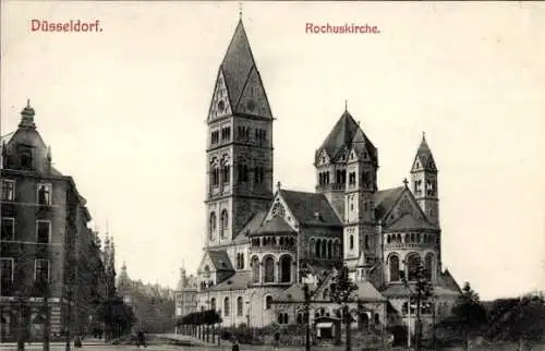 Ak Düsseldorf am Rhein, Rochuskirche